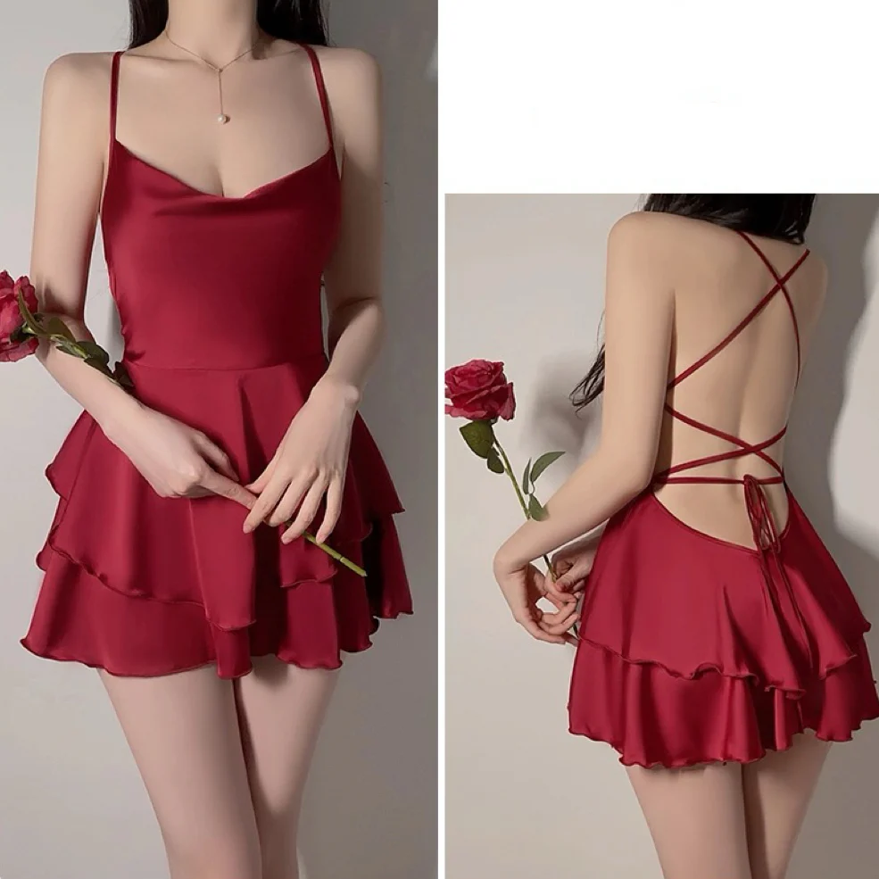 Silk Silp Dress HA2665 - Image 10
