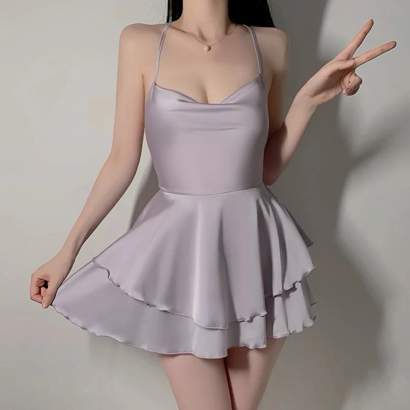 Silk Silp Dress HA2665 - Image 2