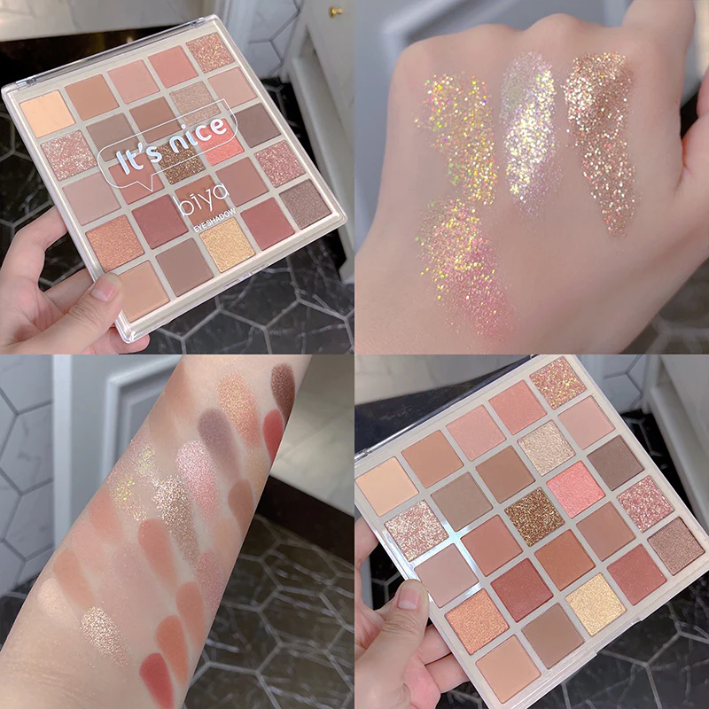 25 Color Glitter Pearl Eyeshadow Palette HA0656 - Image 6