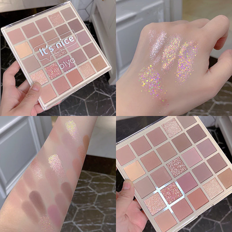 25 Color Glitter Pearl Eyeshadow Palette HA0656 - Image 7