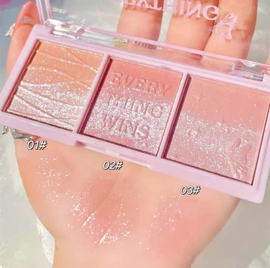 3-in-1 blush highlighter   HA1152 - Image 7