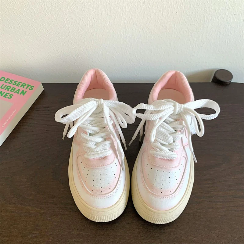 All match platform white shoes  HA1636 - Image 2