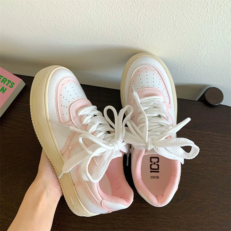 All match platform white shoes  HA1636 - Image 3
