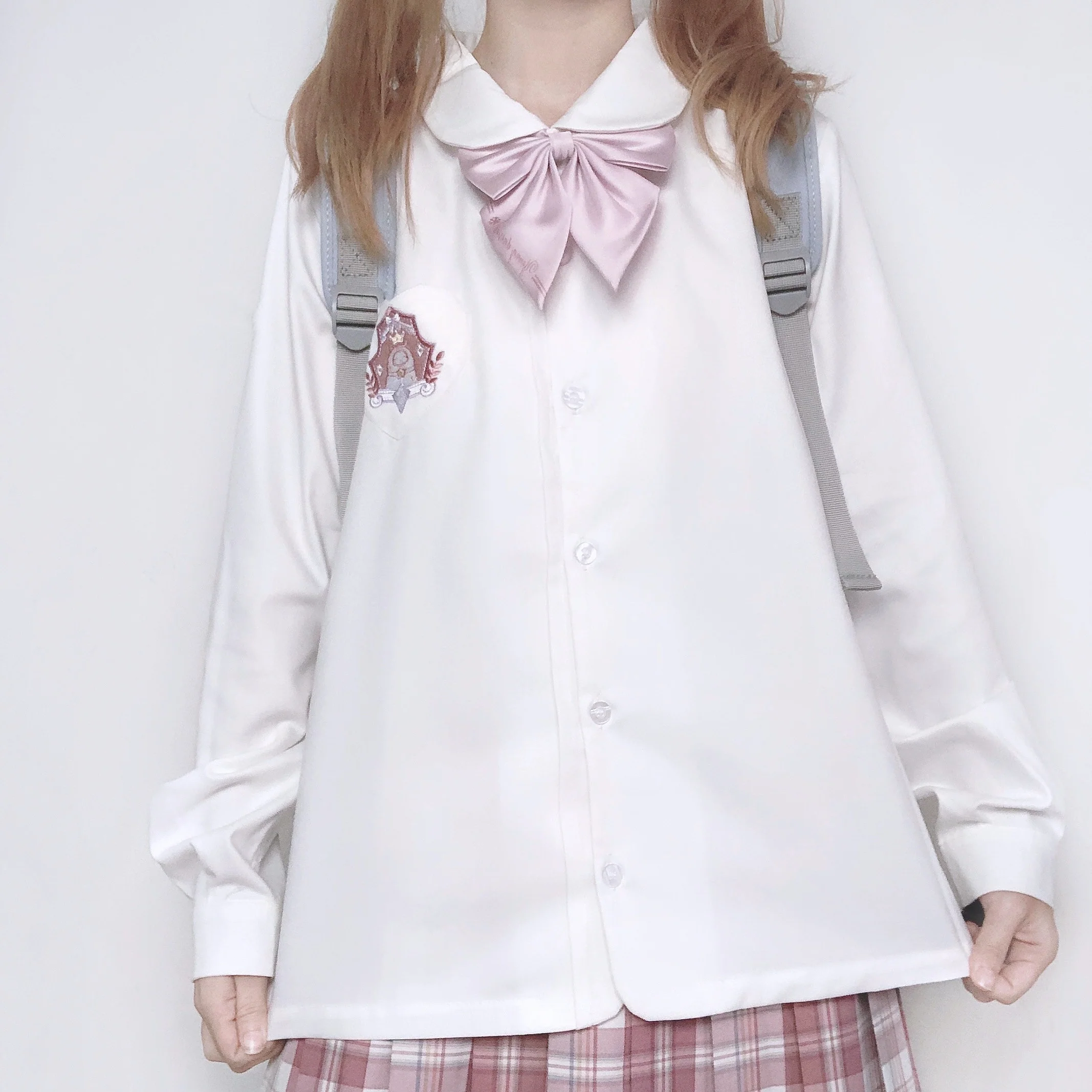 All-match student shirt HA1058 - Image 4