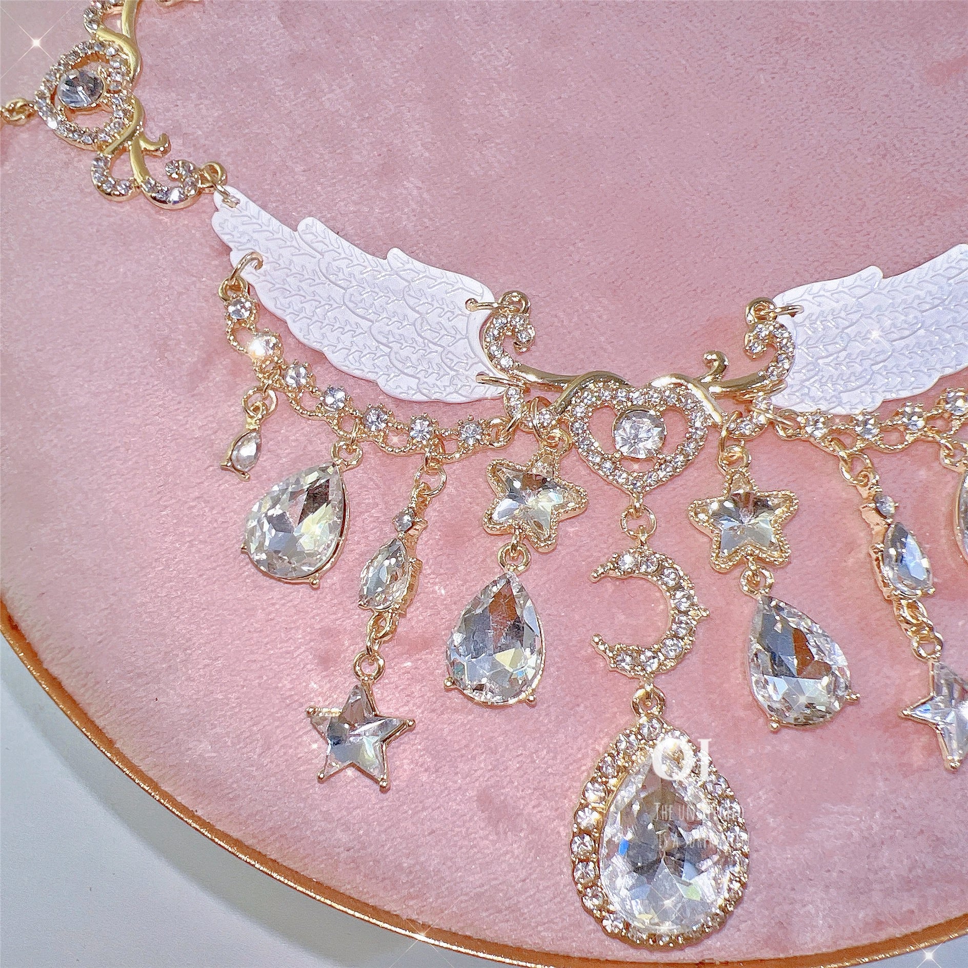 Angel wings necklace HA2367 - Image 3