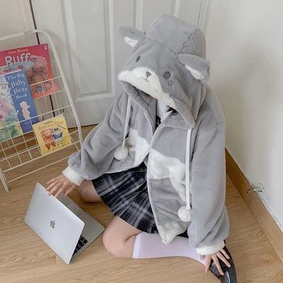 Animal plush sweatshirt   HA1516 - Image 8