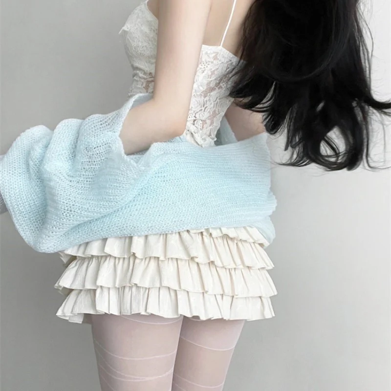 Apricot Pleated Cake Dress  HA2126 - Image 3