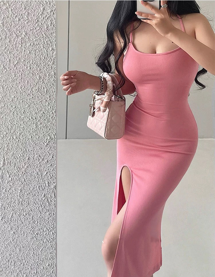 Backless Lace-up Waist Dress HA2651 - Image 4