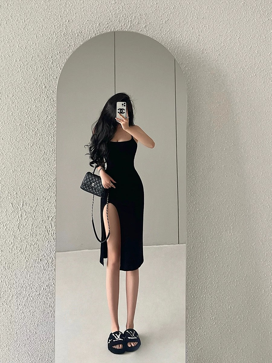 Backless Lace-up Waist Dress HA2651 - Image 8