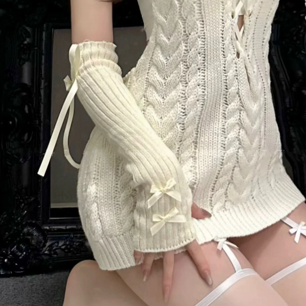 Backless sweater dress HA2756 - Image 3