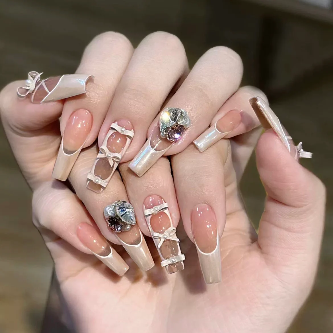 Ballet girl wearing fake nails HA2619 - Image 4