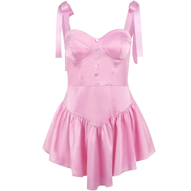 Barbie V-neck bandeau dress   HA2068 - Image 7