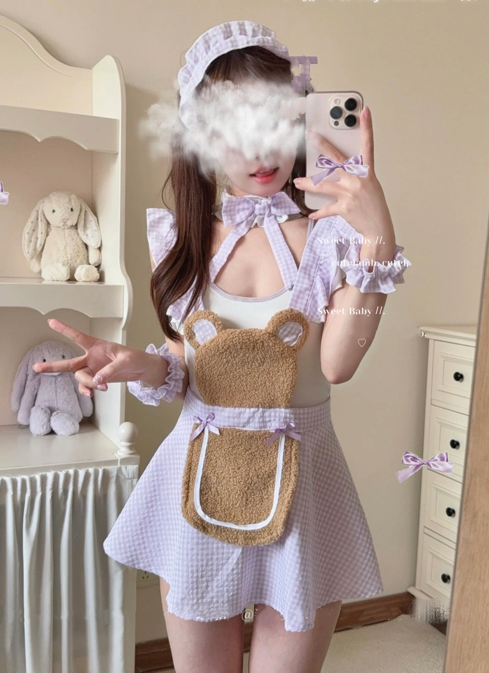 bear maid dress HA2981 - Image 3