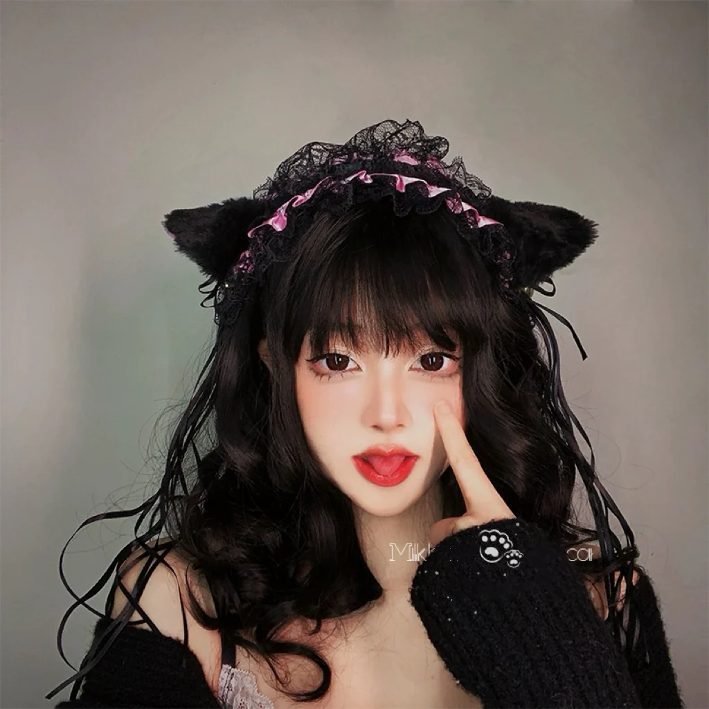 Bell cat ear headband HA2511 - Image 3