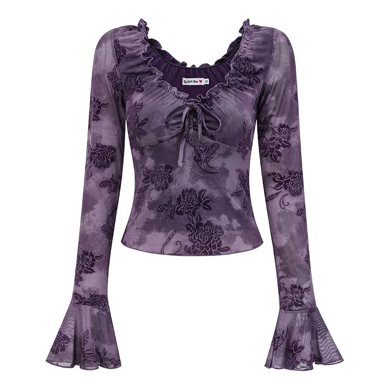 Bell Sleeve Slim Fit Top HA29699 - Image 5
