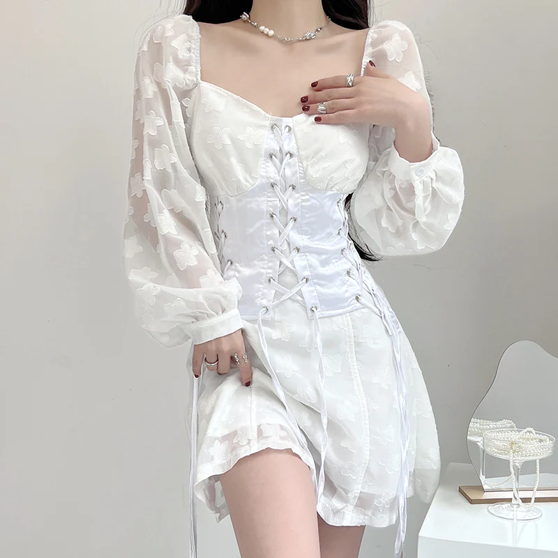 Belted Tunic Dress HA1000 - Image 2