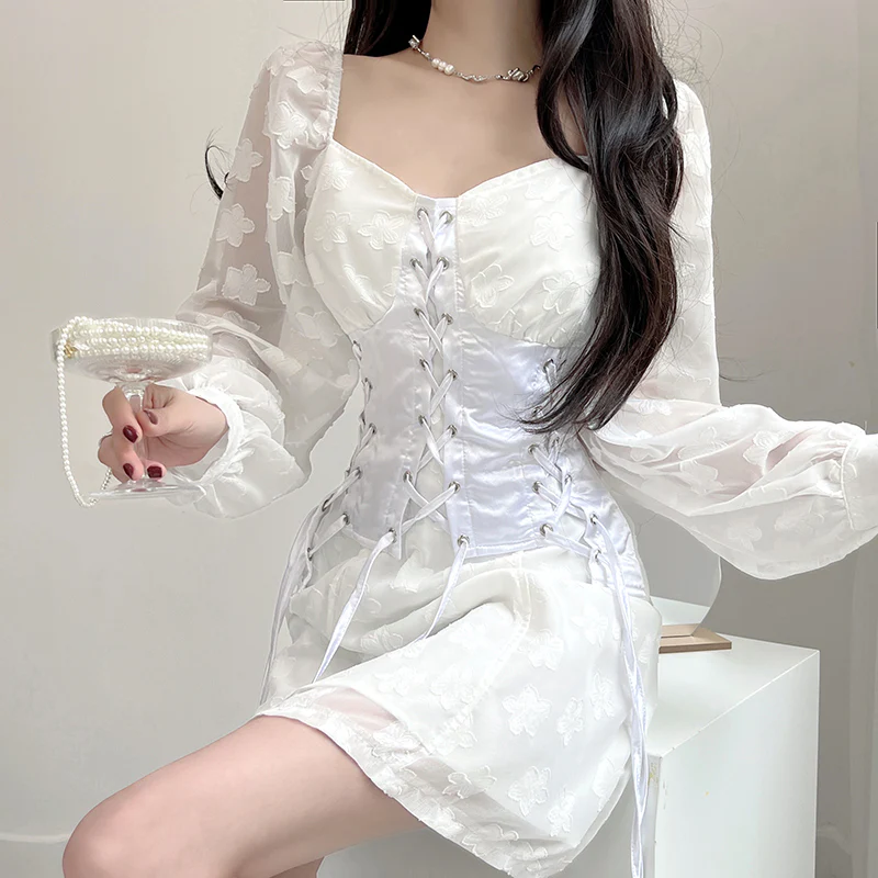Belted Tunic Dress HA1000 - Image 3
