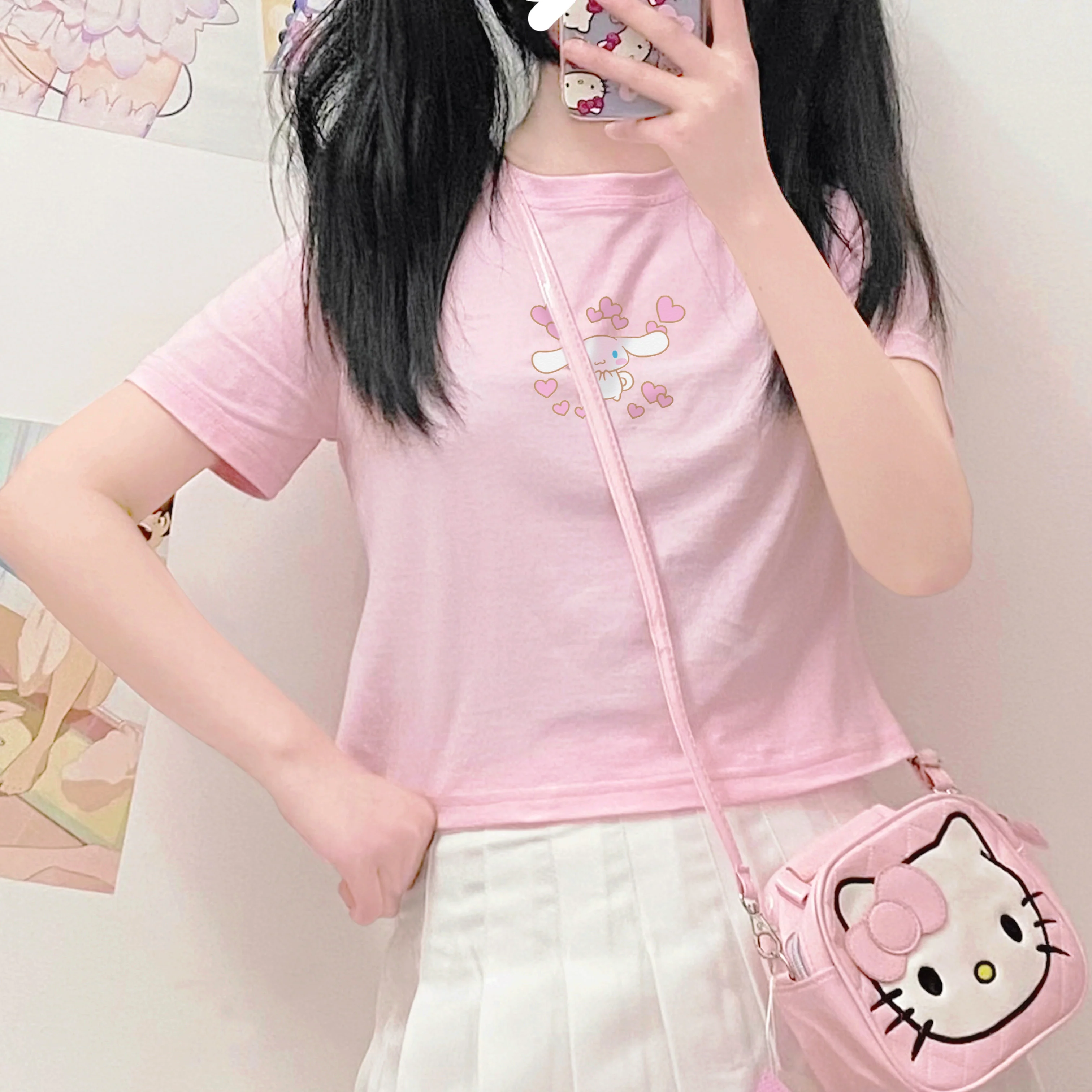 Big ear dog cotton short sleeve t-shirt HA0627 - Image 2