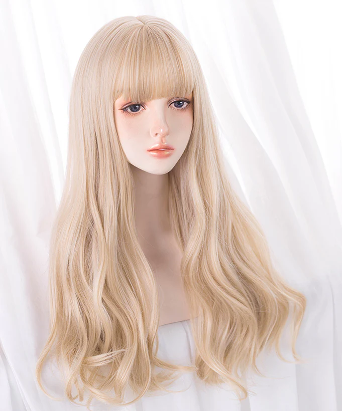 Blonde natural fluffy straight hair HA0070 - Image 6