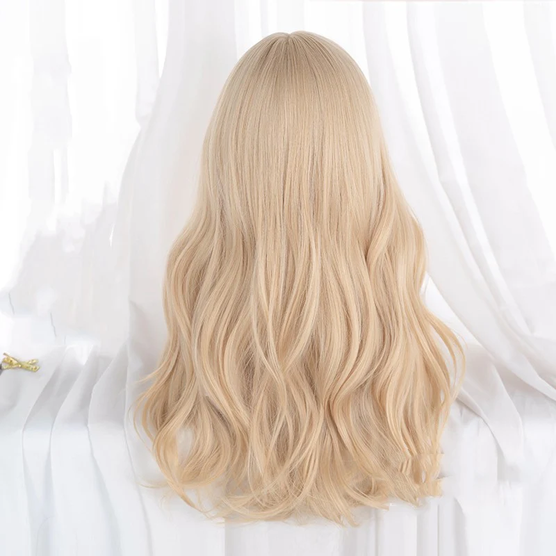 Blonde wavy long curly hair HA1237 - Image 5