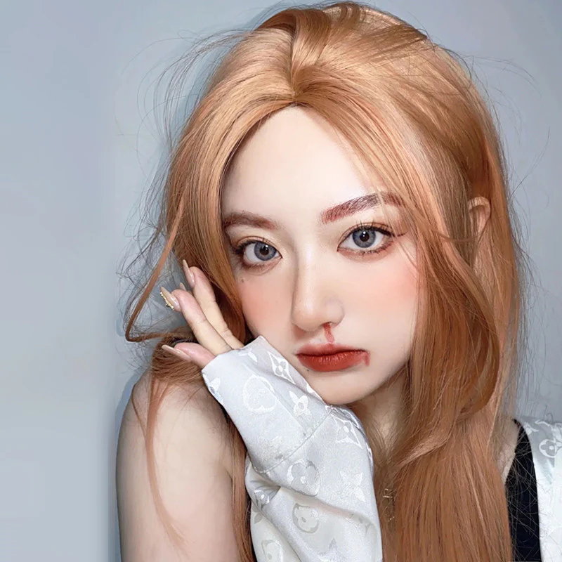 Blonde wig with long straight hair    HA0605 - Image 4