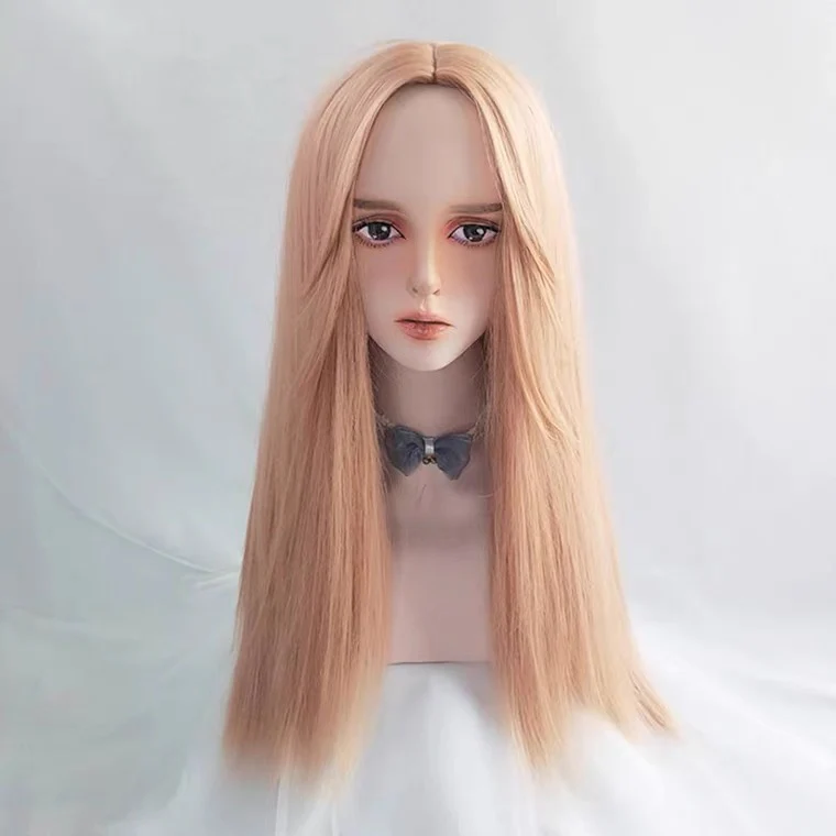 Blonde wig with long straight hair    HA0605 - Image 5