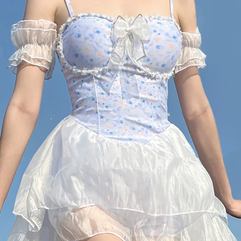 Blue dress princess dress   HA2048 - Image 2