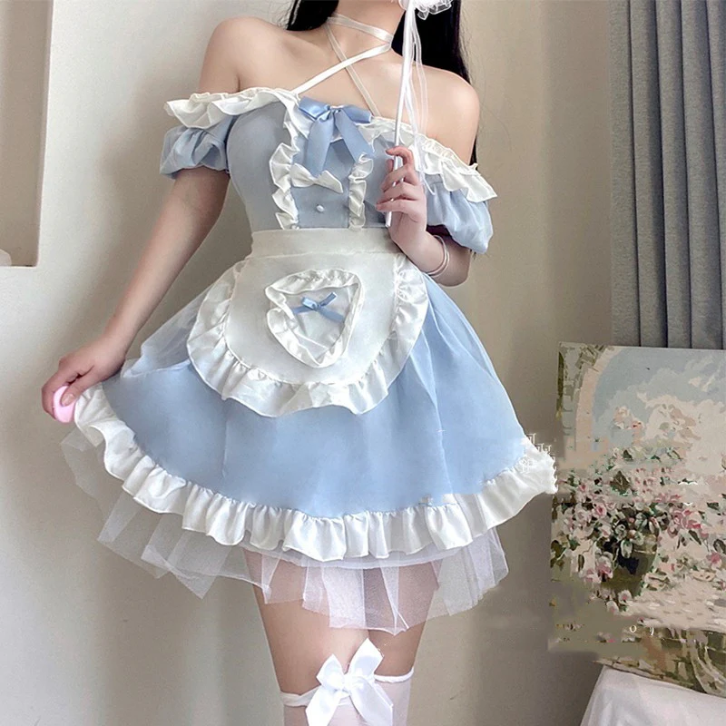 Blue lolita two-dimensional dress    HA0729 - Image 5