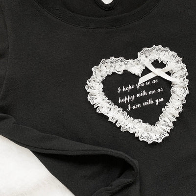 Bow cutout T-shirt HA0509 - Image 6