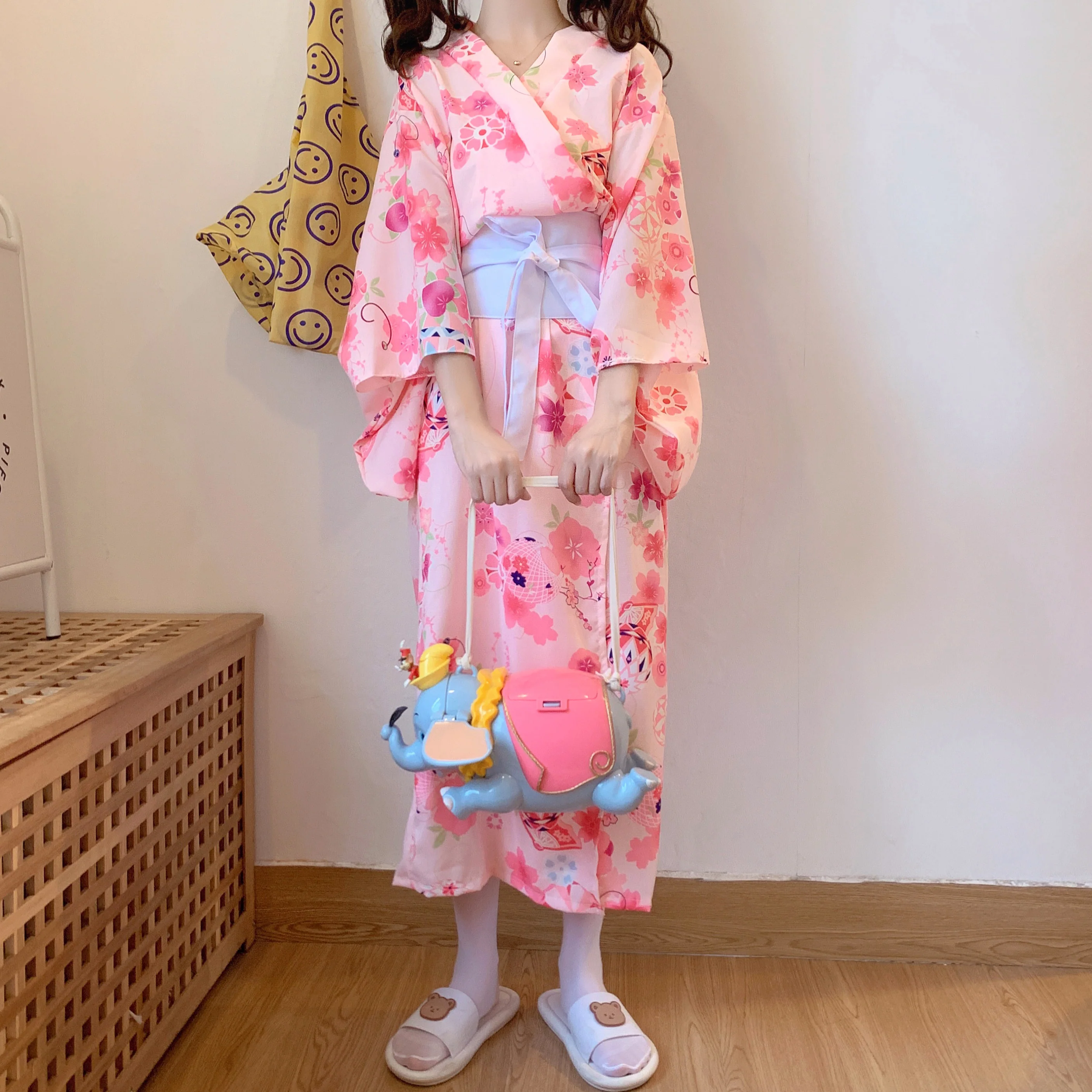 Japanese Sakura Kimono  HA0854 - Image 3