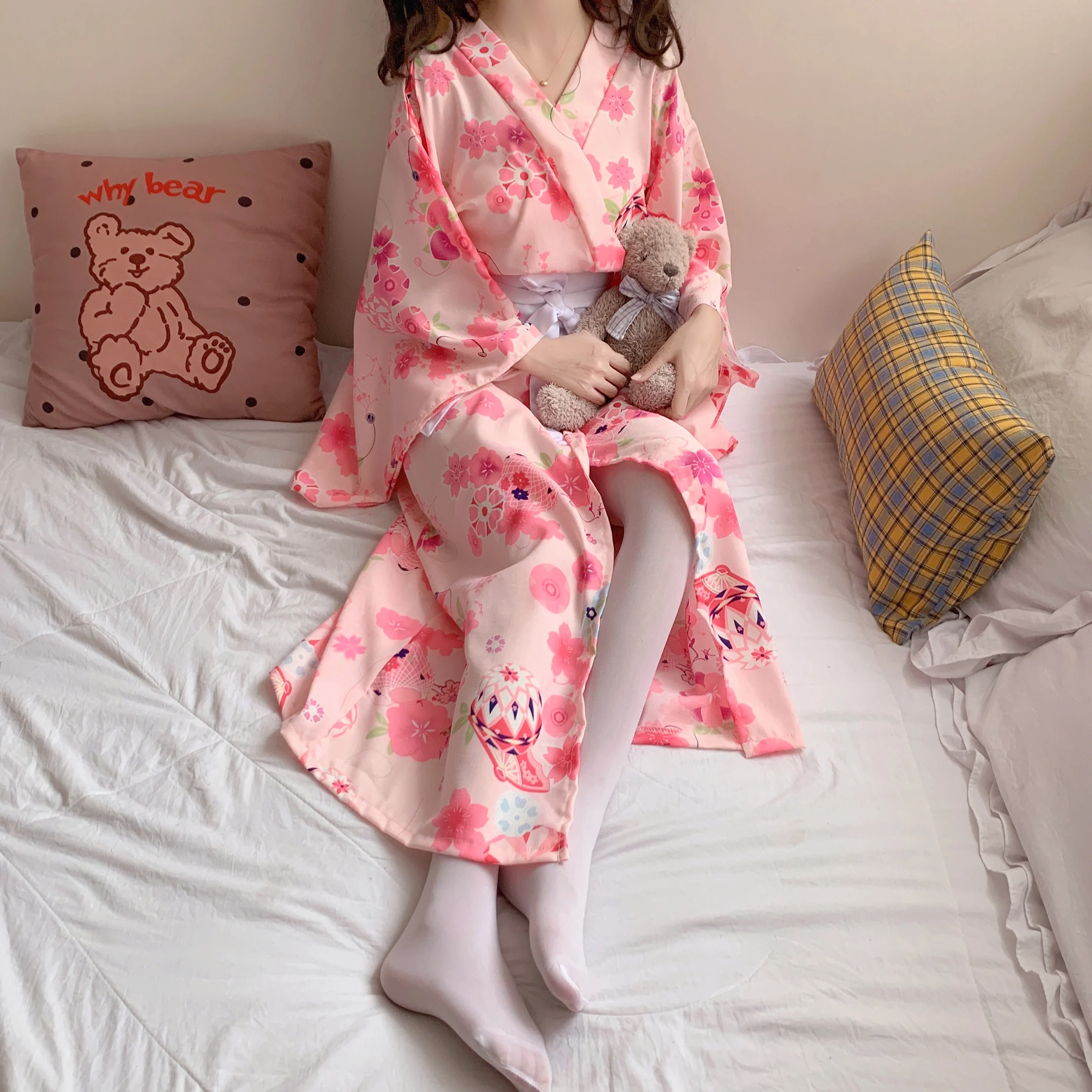Japanese Sakura Kimono  HA0854 - Image 4