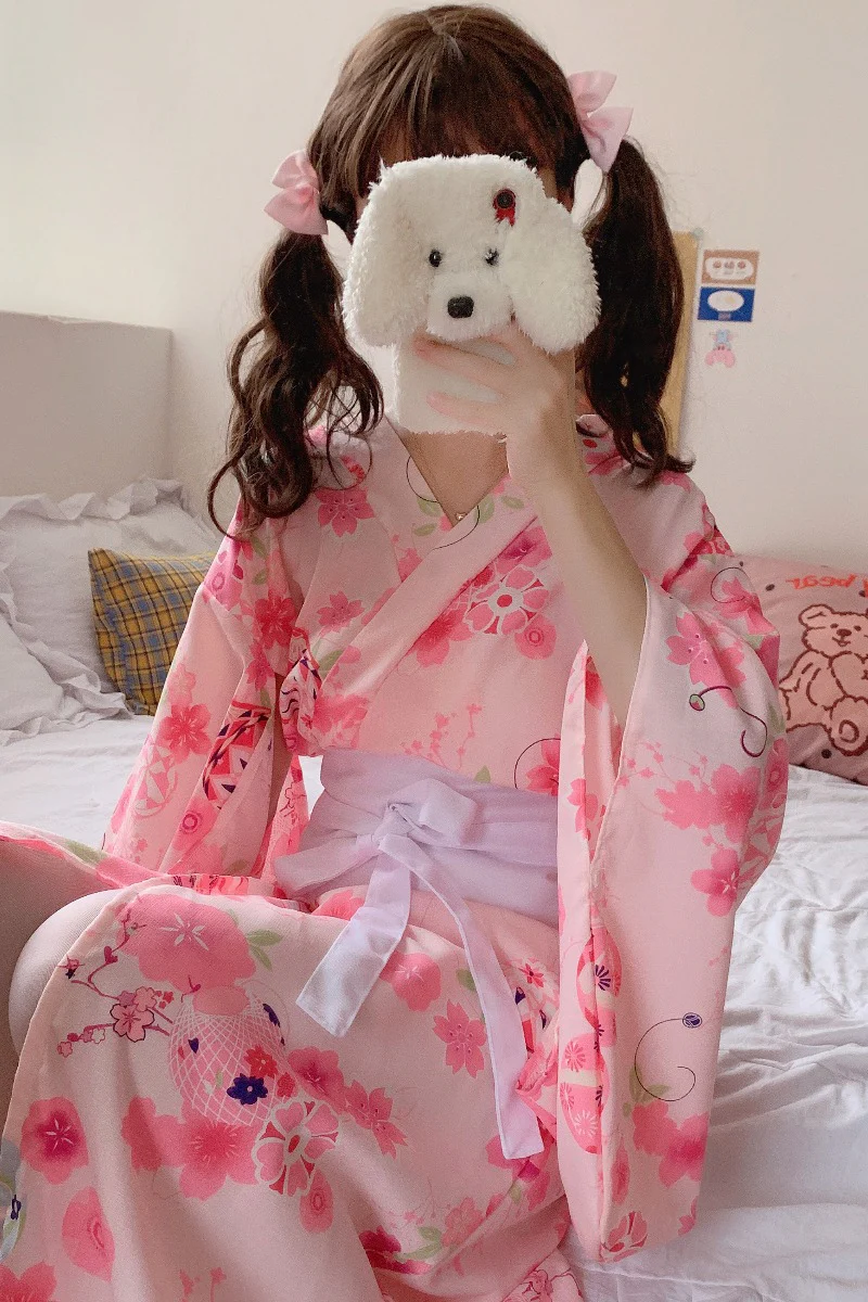 Japanese Sakura Kimono  HA0854 - Image 5