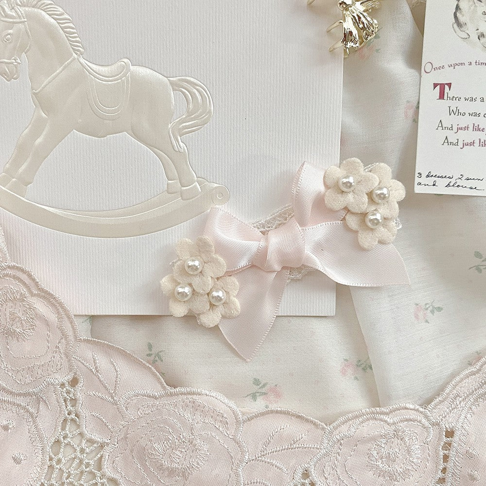 Bow hair clip tie necklace   HA1578 - Image 3