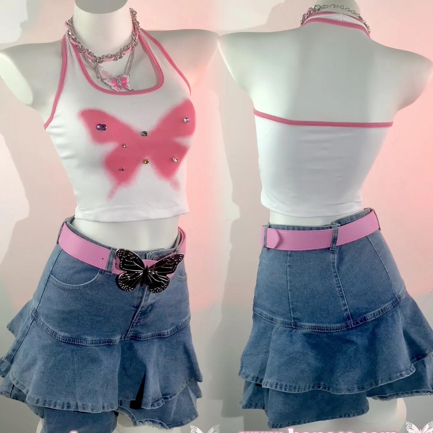 Bow halter top HA2484 - Image 7