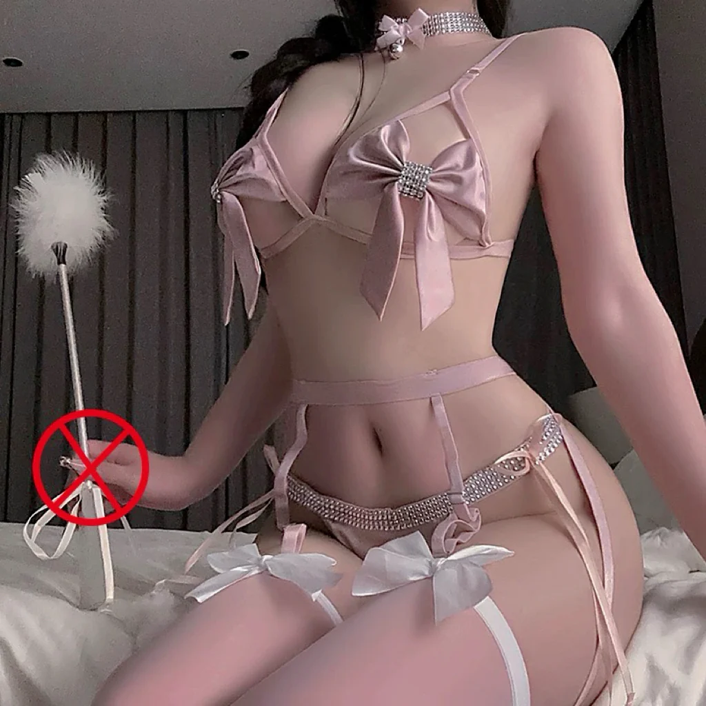 Bow hollow lingerie set HA2816 - Image 2