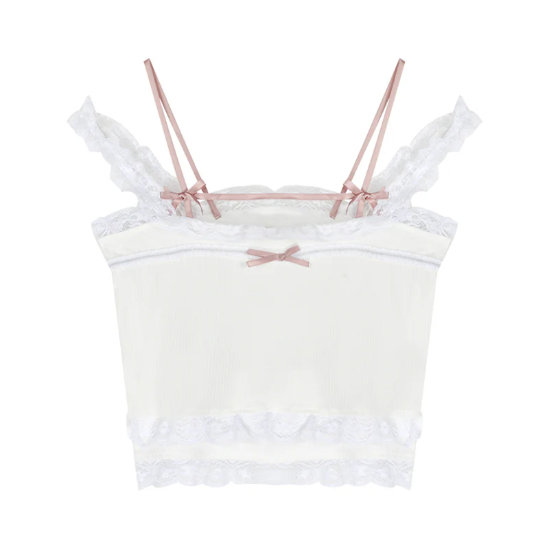 Bow Knot White Camisole  HA0626 - Image 5