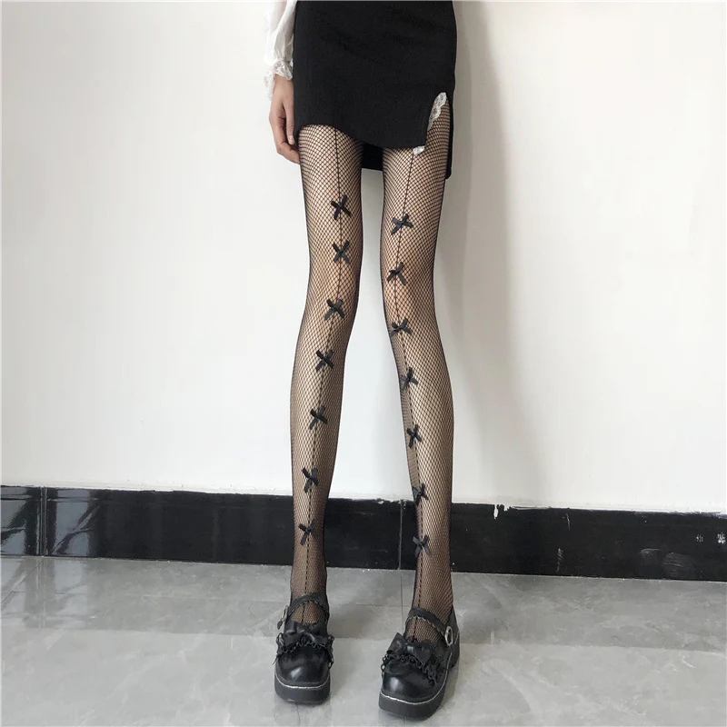 Bow Lace White Stockings HA0323 - Image 6