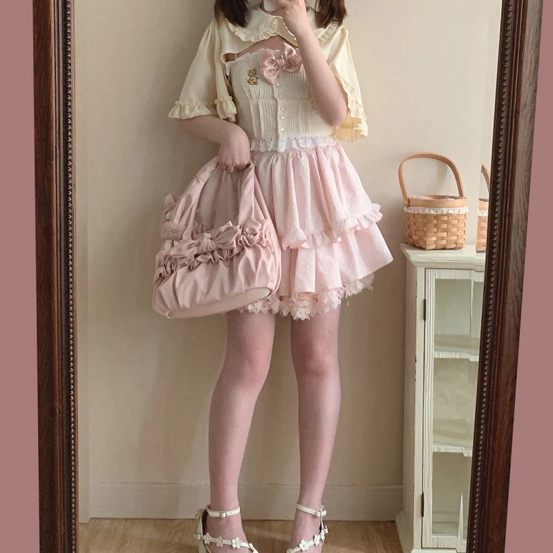 Bow print camisole top HA1572 - Image 6