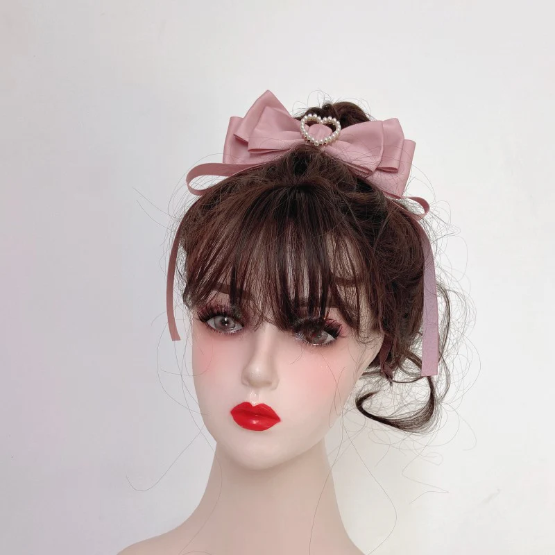 Bow Ribbon Heart Hair Clip  HA1450 - Image 6