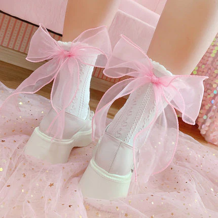 Bow socks   HA0376 - Image 7