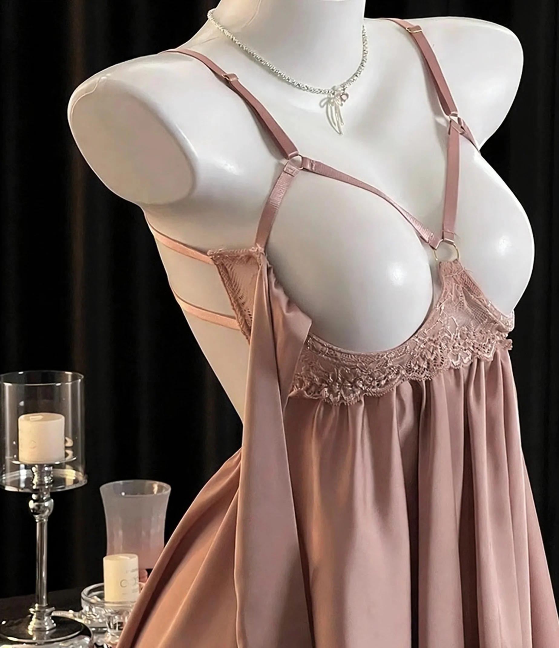 Bow strap dress HA3008 - Image 5