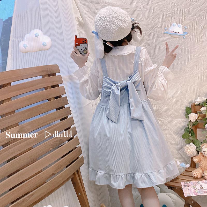 Bow suspender skirt HA0942 - Image 3