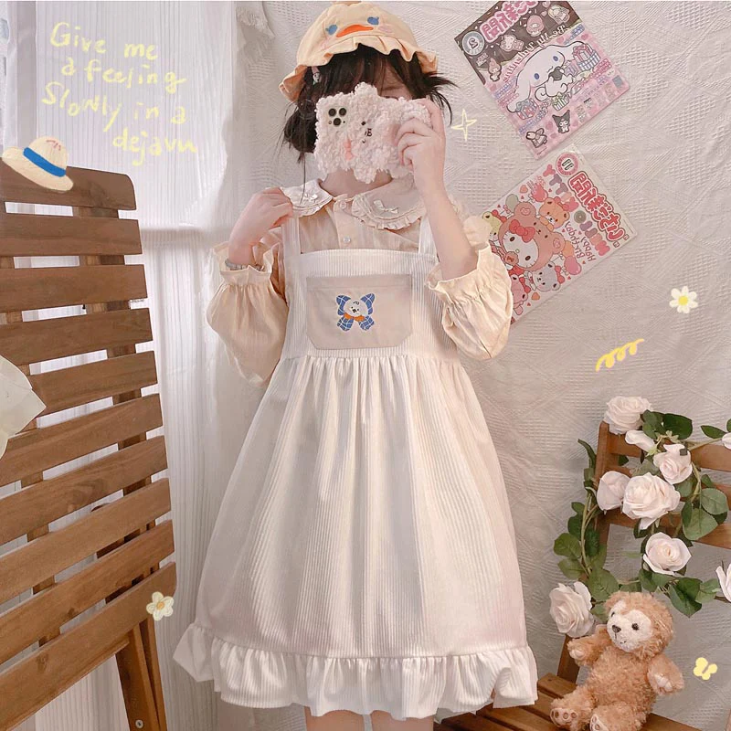 Bow suspender skirt HA0942 - Image 4