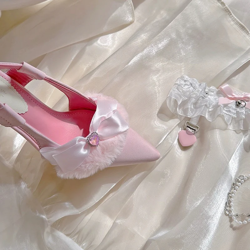 Bow tie high heel sandals HA2540 - Image 6