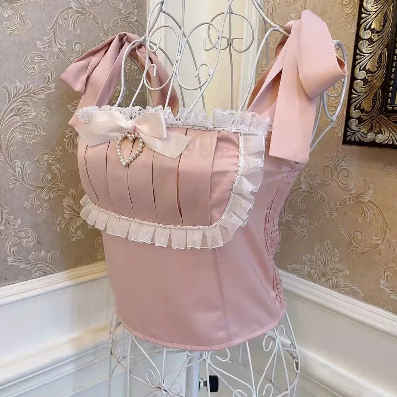 Bow Tie Pearl Heart Top   HA1828 - Image 2