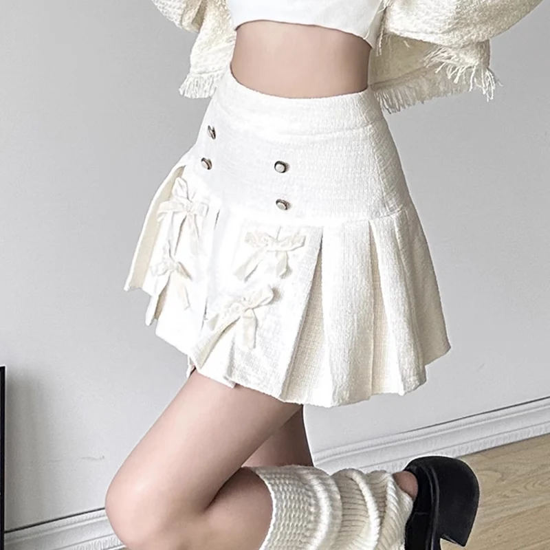 Bow tie pleated skirt HA2332 - Image 3