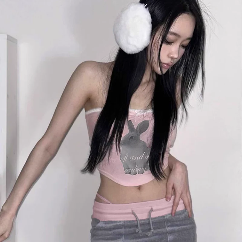 Cute pink bunny top HA2333 - Image 3