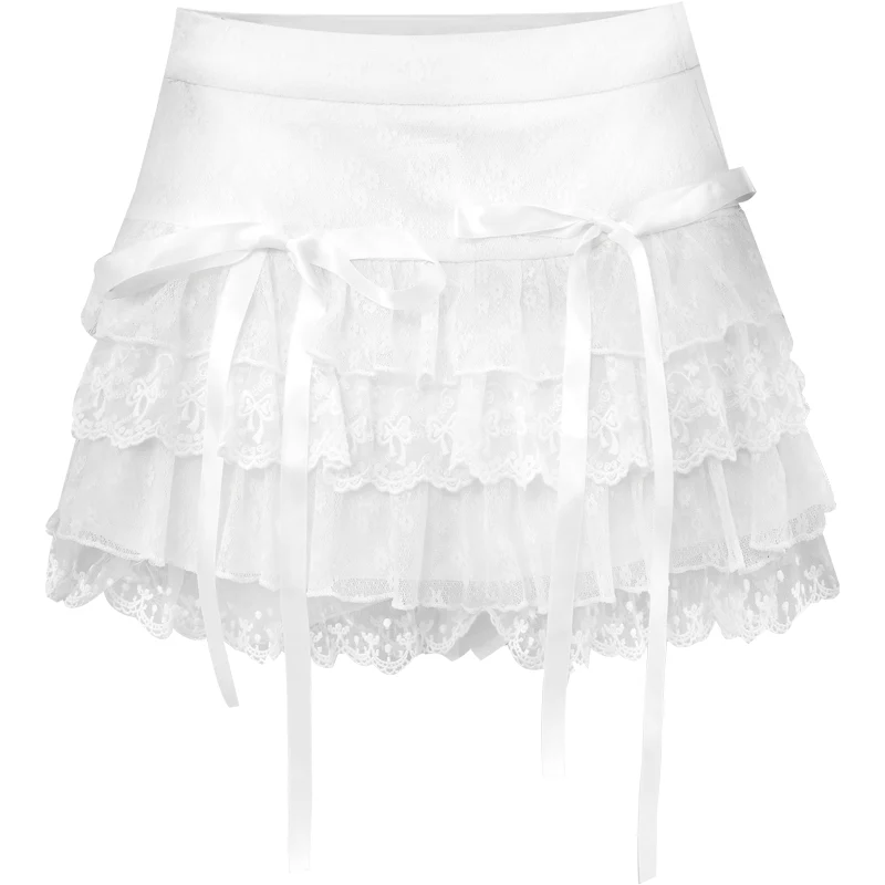 Bow tube top + lace cake skirt HA2257 - Image 9