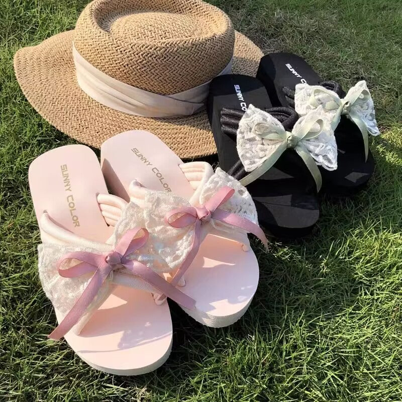 Bowknot flip flops  HA1831 - Image 2