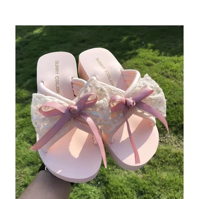 Bowknot flip flops  HA1831 - Image 4